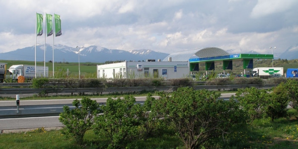 Síť čerpacích stanic OMV na Slovensku