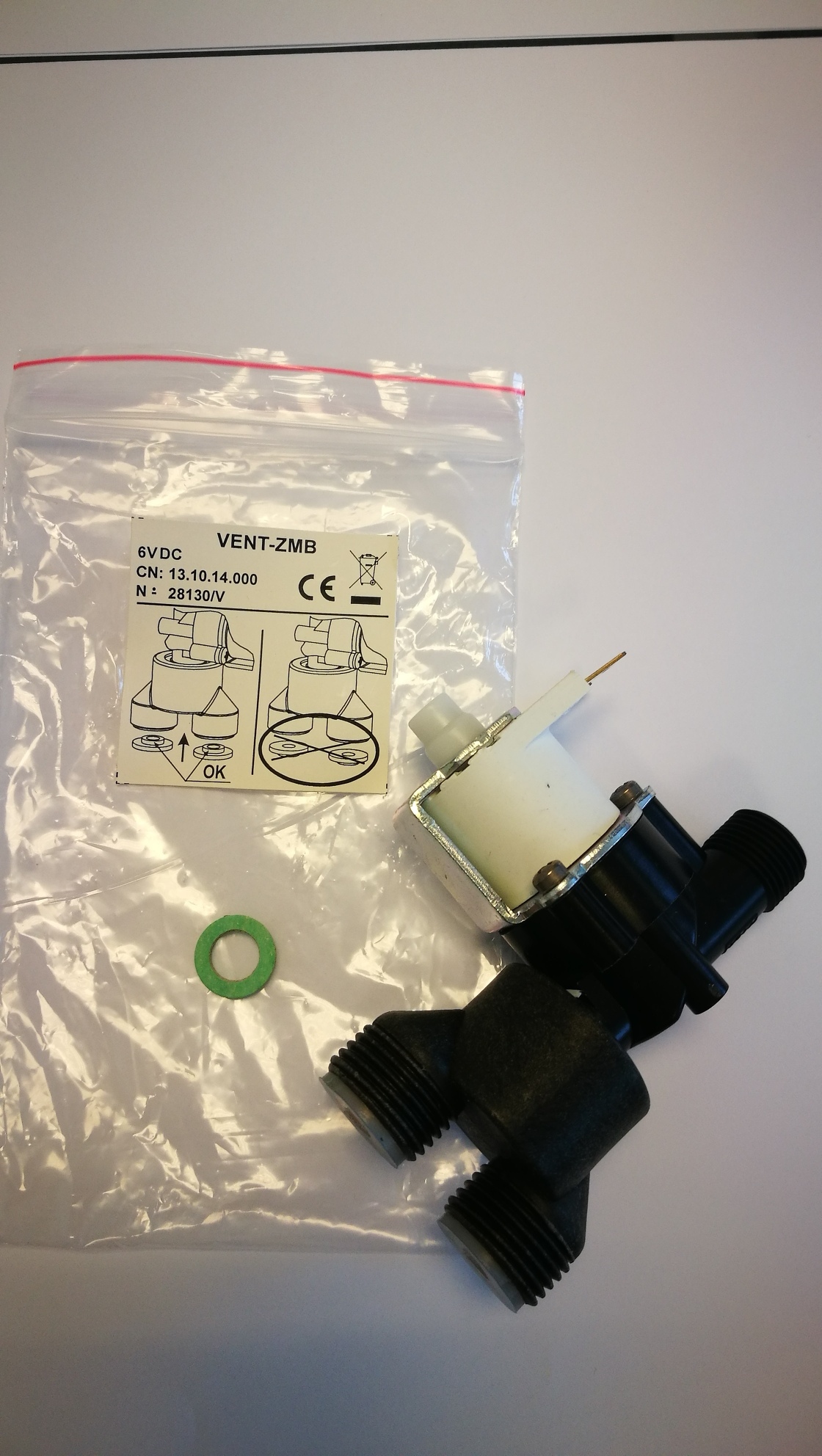 Ventil se směsovačem 6V DC, 3/8