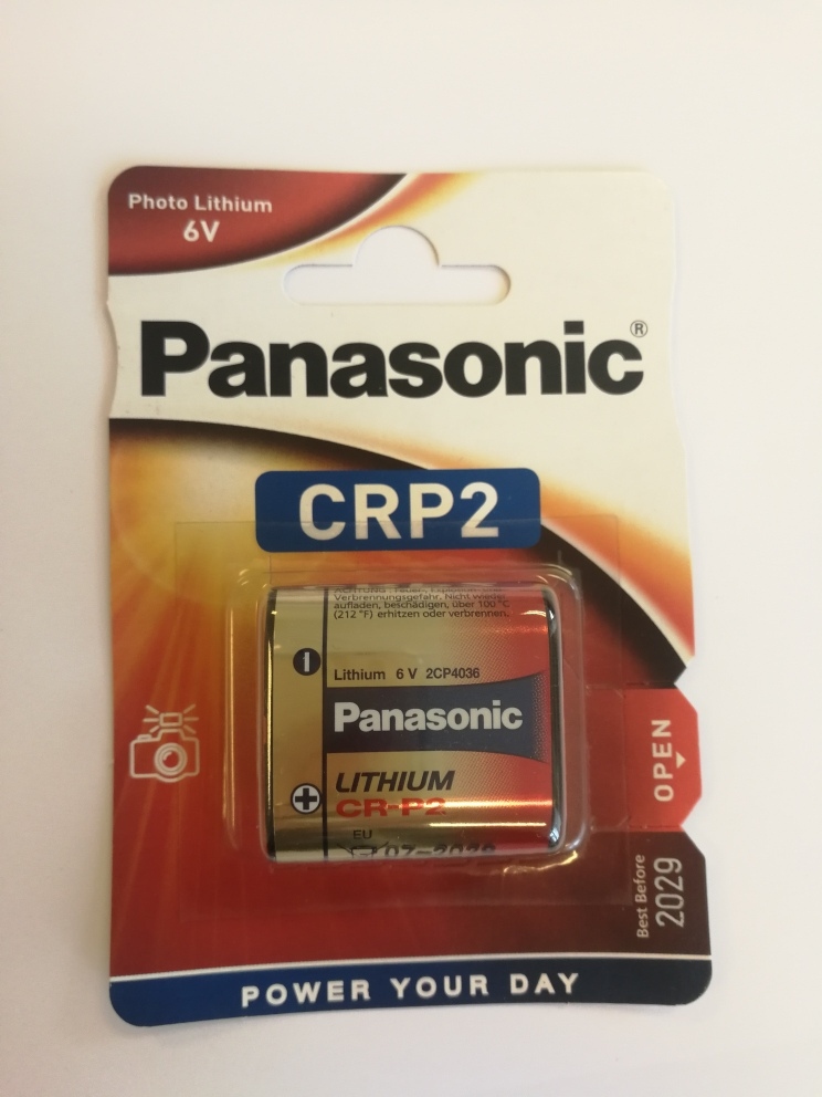 Baterie 6V Li, typ CR P2